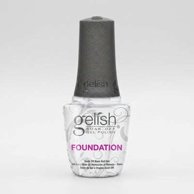 Frasco de base coat Gelish Foundation Base Gel, 15 ml