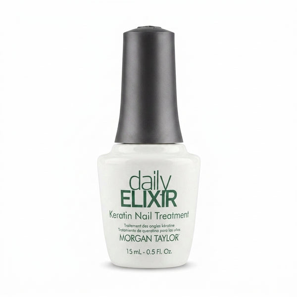 Frasco de tratamiento Morgan Taylor Daily Elixir Keratin, 15 ml