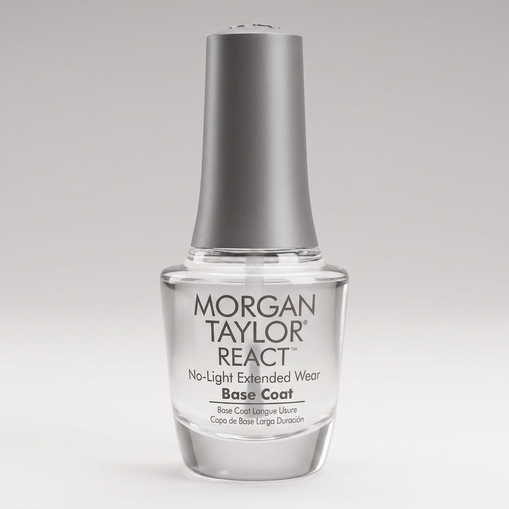 Frasco de Morgan Taylor React Base Coat, 15 ml