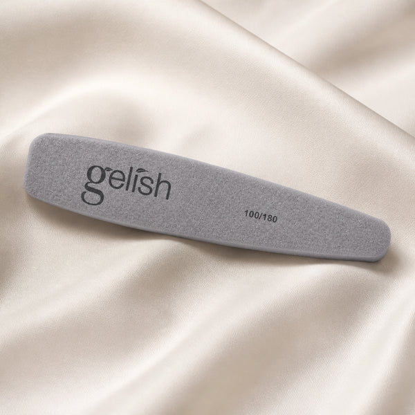 Lima Gelish 100/180 Grit Buffer, toma de producto