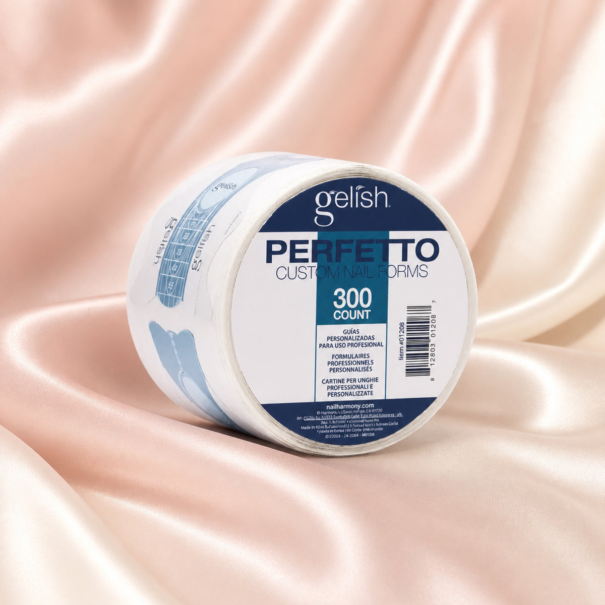Accesorio Gelish Perfetto Nail Forms White, 300 pzas, toma de producto