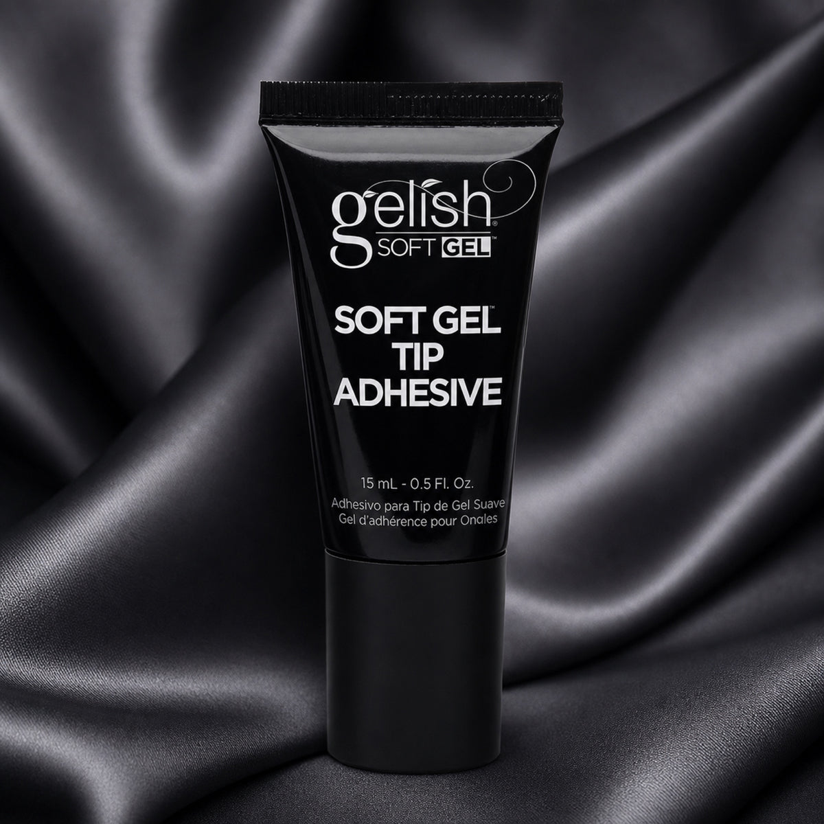 Frasco de preparador Gelish Soft Gel Tip Adhesive in a Tube, 15 ml
