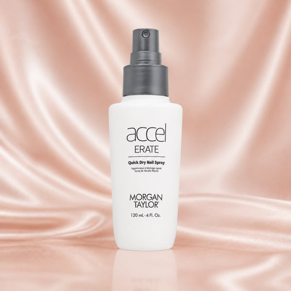 Frasco de tratamiento Morgan Taylor Accelerate Quick Dry Spray, 120 ml