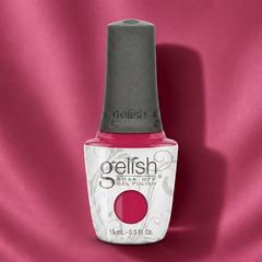 Frasco de esmalte en gel Gelish Prettier In Pink, color Rosas acabado Cream, 15 ml