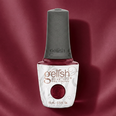 Frasco de esmalte en gel Gelish Wonder Woman, color Rojos acabado Shimmer, 15 ml