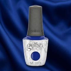 Frasco de esmalte en gel Gelish Making Waves, color Azules acabado Cream, 15 ml