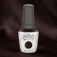 Frasco de esmalte en gel Gelish Pumps Or Cowboy Boots?, color Negros acabado Cream, 15 ml