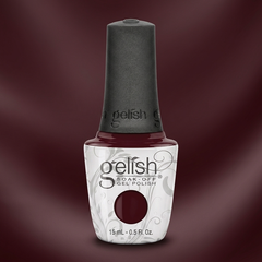 Frasco de esmalte en gel Gelish A Touch Of Sass, color Borgoñas acabado Cream, 15 ml