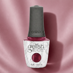 Frasco de esmalte en gel Gelish I'm So Hot, color Borgoñas acabado Shimmer, 15 ml