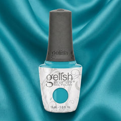 Frasco de esmalte en gel Gelish No Filter Needed, color Azules acabado Cream, 15 ml