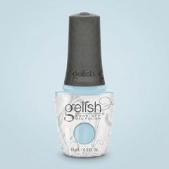 Frasco de esmalte en gel Gelish Not So Prince Charming, color Azules acabado Cream, 15 ml