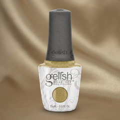 Frasco de esmalte en gel Gelish Star Quality, color Amarillos acabado Glitter, 15 ml