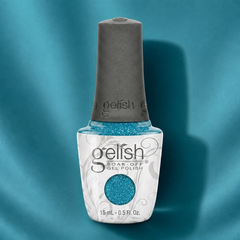 Frasco de esmalte en gel Gelish I'll Shine For You, color Azules acabado Shimmer, 15 ml