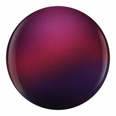 Disco de color del esmalte en gel Gelish Cat Eye Magnetic Reflections Let's Glow Girls, degradado magenta a morado con reflejo magnético
