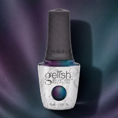 Frasco de esmalte en gel Gelish Cat Eye - Blue Eclipse, color Azules acabado Cat-eye, 15 ml