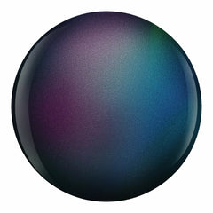 Disco de color del esmalte en gel Gelish Cat Eye Magnetic Reflections Blue Eclipse, degradado azul petróleo a morado con reflejo magnético
