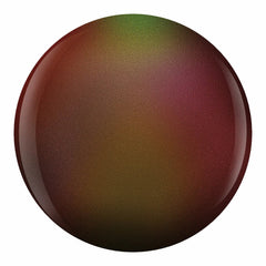Disco de color del esmalte en gel Gelish Cat Eye Magnetic Reflections Can You Candle It?, degradado cobre a dorado con reflejo magnético