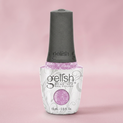 Frasco de esmalte en gel Gelish One Click At a Time, color Rosas acabado Glitter, 15 ml