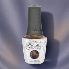 Frasco de esmalte en gel Gelish Aurora - Space Dust, color Azules acabado Cat Eye, 15 ml