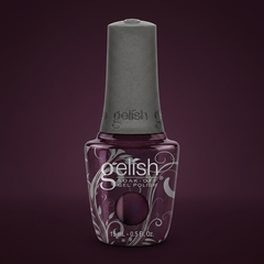 Frasco de esmalte en gel Gelish Aurora - Landing On Mars, color Borgoñas acabado Cat Eye, 15 ml
