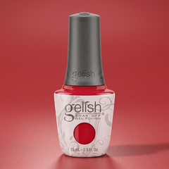 Frasco de esmalte en gel Gelish A Petal For Your Thoughts, color Rojos acabado Cream, 15 ml