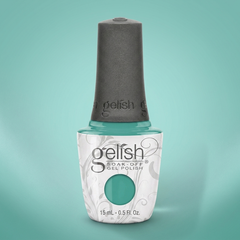 Frasco de esmalte en gel Gelish A Mint Of Spring, color Verdes acabado Cream, 15 ml