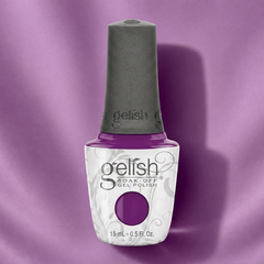 Frasco de esmalte en gel Gelish You Glare I Glow, color Morados acabado Cream, 15 ml