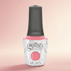Frasco de esmalte en gel Gelish Make You Blink Pink, color Rosas acabado Cream, 15 ml