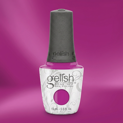 Frasco de esmalte en gel Gelish Tahiti Hottie, color Morados acabado Cream, 15 ml