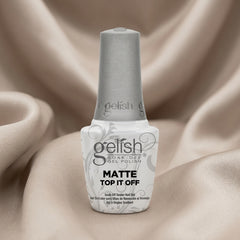 Frasco de top coat Gelish *gel Matte Top It Off, 15 ml
