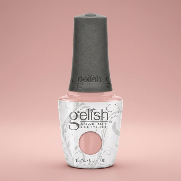 Frasco de Gelish Brush On Structure Gel - Cover Pink, color Nudes acabado Cream, 15 ml