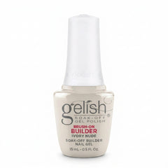 Frasco de builder gel Gelish Brush-On Builder Ivory Nude, 15 ml