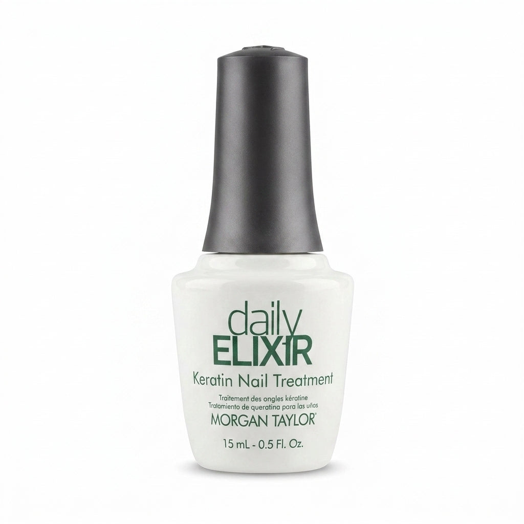 Frasco de tratamiento Morgan Taylor Daily Elixir Keratin, 15 ml