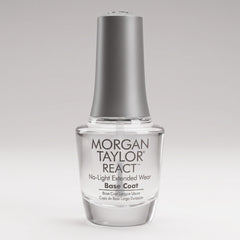 Frasco de Morgan Taylor React Base Coat, 15 ml