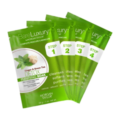 Frasco de tratamiento Morgan Taylor Detox Ginger & Green Tea, 4 pk