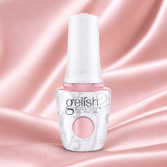 Frasco de esmalte en gel Gelish Follow The Petals, color Rosas acabado Shimmer, 15 ml