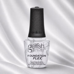 Frasco de base coat Gelish Foundation Flex Clear, 15 ml