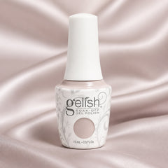 Frasco de esmalte en gel Gelish Pretty Simple, color Blancos acabado Cream, 15 ml