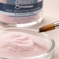 Detalle de polvo acrílico Gelish ProHesion Nail Sculpting Powder Elegant Pink