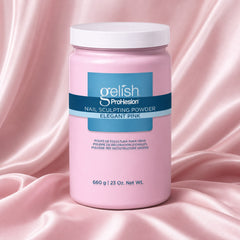 Polvo acrílico Gelish ProHesion Nail Sculpting Powder Elegant Pink, 660 g, toma de producto