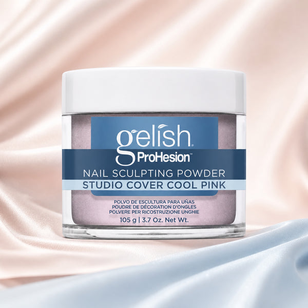 Polvo acrílico Gelish ProHesion Nail Sculpting Powder Studio Cover Cool Pink, 105 g, toma de producto