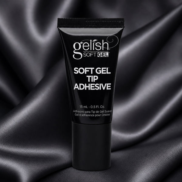 Frasco de preparador Gelish Soft Gel Tip Adhesive in a Tube, 15 ml