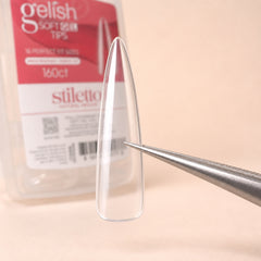 Detalle de Gelish Soft Gel Tips Medium Stiletto