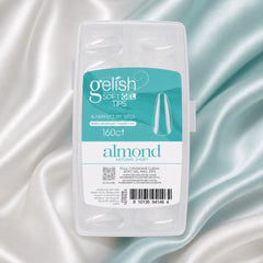 Gelish Soft Gel Tips Short Almond, 160 ct, toma de producto