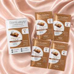 Detalle de kit Morgan Taylor BareLuxury Calm Oat Milk & Brown Sugar