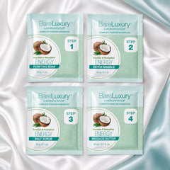 Detalle de kit Morgan Taylor BareLuxury Energy Coconut & Honeydew
